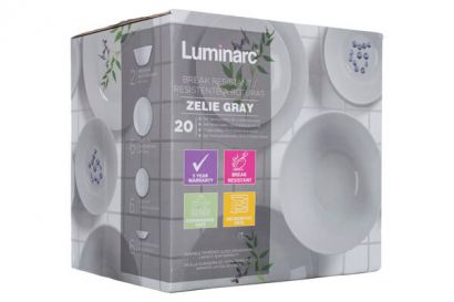 Сервиз столовый Luminarc Zelie Granit 20 предметов - Фото 4