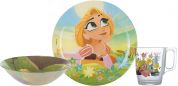 Набор детский Luminarc Disney Princess Royal 3 предмета Набор детский Luminarc Disney Princess Royal 3 предмета