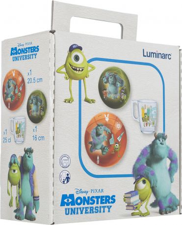 Набор детский Luminarc Disney Monsters 3 предмета - Фото 7