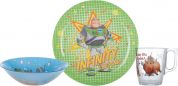 Набор детский Luminarc Disney Toy Story 3 предмета Набор детский Luminarc Disney Toy Story 3 предмета