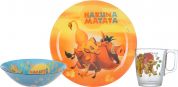 Набор детский Luminarc Disney Lion King 3 предмета Набор детский Luminarc Disney Lion King 3 предмета