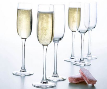Набор бокалов для шампанского Luminarc Versailles 6 шт 160 мл - Фото 1