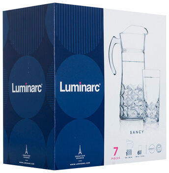 Набор для напитков Luminarc Sancy из 7 предметов - Фото 4