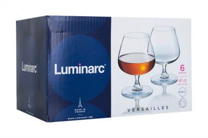 Набор бокалов для коньяка Luminarc Versailles 6 шт 410 мл - Фото 3