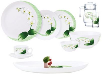 Сервиз столовый Luminarc Diwali White Orchid из 46 предметов