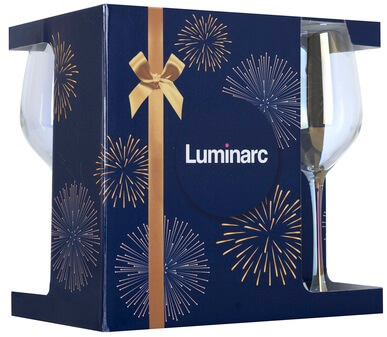 Набор бокалов Luminarc Селест Золотистый Хамелеон 6 х 350 мл - Фото 4