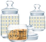 Набор банок для хранения продуктов Luminarc Siloe 3 шт Набор банок для хранения продуктов Luminarc Siloe 3 шт