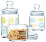 Набор банок для хранения продуктов Luminarc Gardinia 3 шт Набор банок для хранения продуктов Luminarc Gardinia 3 шт