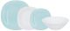 Сервиз Luminarc Carine Light Turquoise & White из 19 предметов - Фото 1