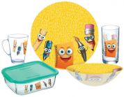 Детский набор столовой посуды Luminarc Stationery из 5 предметов Детский набор столовой посуды Luminarc Stationery из 5 предметов