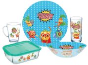 Детский набор столовой посуды Luminarc Vitamin Power из 5 предметов Детский набор столовой посуды Luminarc Vitamin Power из 5 предметов