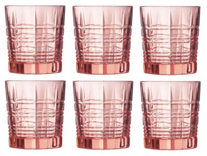 Набор низких стаканов Luminarc Даллас Розовый 300 мл 6 шт - Фото 1