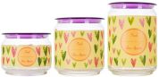 Набор банок Luminarc Plano Colorful Hearts 3 предмета Набор банок Luminarc Plano Colorful Hearts 3 предмета