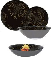 Столовый сервиз Luminarc Simply Nightfall Gold 19 предметов Столовый сервиз Luminarc Simply Nightfall Gold 19 предметов