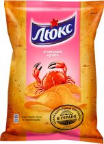 Упаковка чипсов Люкс со вкусом краба 71 г x 42 шт Упаковка чипсов Люкс со вкусом краба 71 г x 42 шт