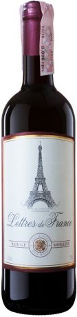Вино Maison Bouey Lettres De France Rouge Moelleux 0.75 л красное полусладкое 11.5%