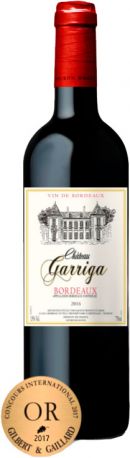 Вино Maison Bouey Chateau Garriga Aoc Bordeaux Rouge красное сухое 0.75 л 13%