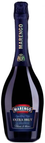 Вино игристое Marengo Шардоне белое экстра брют 0.75 л 10-13.5%