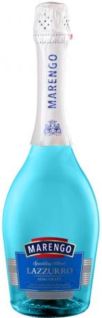 Коктейль винный игристый Marengo Lazzurro голубое полусладкое 0.75 л 10-13.5%