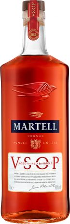 Коньяк Martell V.S.O.P. 1 л 40% в подарочной упаковке