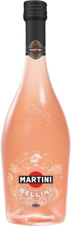 Коктейль винный игристый Martini Bellini розовое сладкое 0.75 л 8%