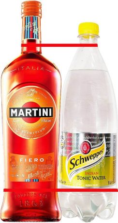 Вермут Martini Fiero 0.75 л 14.9% + Тоник 1 л - Фото 1