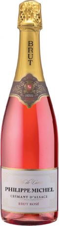 Вино игристое Philippe Michel розовое брют 0.75 л 12%