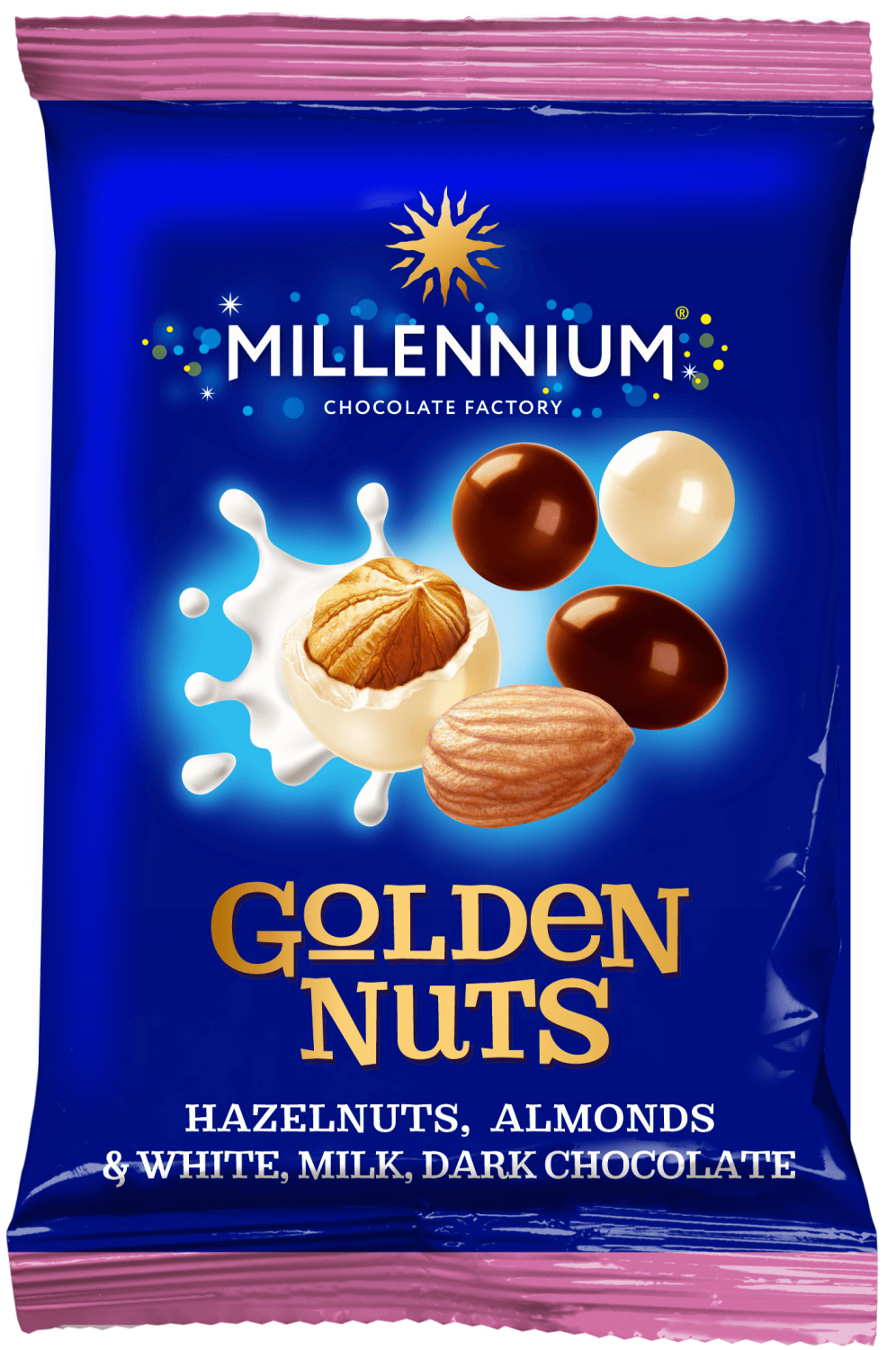 Упаковка драже Millennium Golden Nuts Ассорти 100 г х 23 шт - купить ...