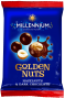 Упаковка драже Millennium Golden Nuts фундук в черном шоколаде 50 г х 40 шт
