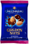 Упаковка драже Millennium Golden Nuts миндаль в черном шоколаде 50 г х 40 шт