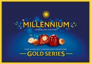 Конфеты Millennium Gold с цельным лесным орехом 205 г