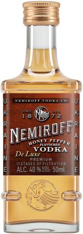 Водка Nemiroff Honey Pepper De Luxe 0.05 л 40%