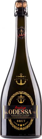 Шампанское Odessa Prestige белое брют 0.75 л 10.5-12.5%
