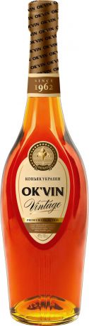 Коньяк OK'VIN 4 звезды 0.5 л 40%