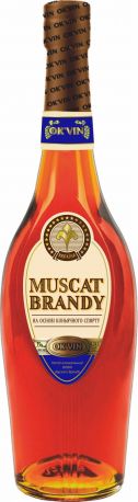 Напиток алкогольный OK'VIN Muscat Brandy 0.25 л 35%