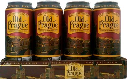 Упаковка пива Old Prague Bohemian Dark Lager темное фильтрованное 4.4% 0.5 л x 12 шт