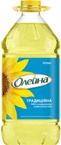 Масло подсолнечное Олейна Традиционная рафинированное 3 л Масло подсолнечное Олейна Традиционная рафинированное 3 л