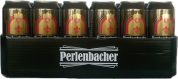 Упаковка пива Perlenbacher Schwarzbier темное фильтрованное 4.9% 0.5 л x 24 шт