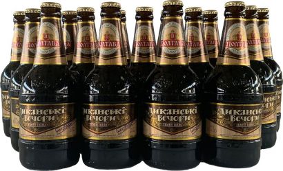 Упаковка пива Полтавпиво Диканськие вечера темное фильтрованное 4% 0.5 л х 15 шт - Фото 2