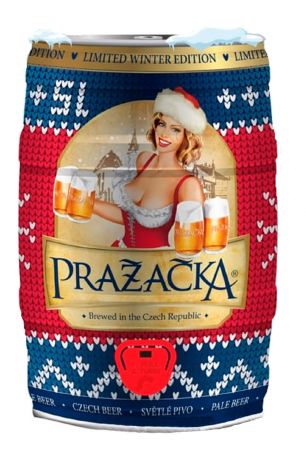 Пиво Prazаcka светлое фильтрованное 4% 5 л