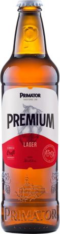 Упаковка пива Primator Premium светлое фильтрованное 5% 0.5 л x 20 шт