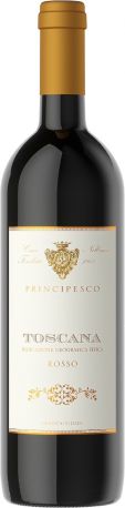 Вино Principesco Toscana Rosso красное сухое 0.75 л 12%