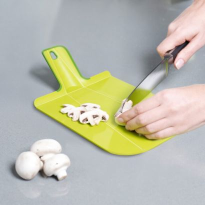 Разделочная доска Joseph Joseph Chop2pot 26x17x4 см Белая - Фото 2
