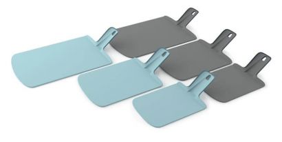 Разделочная доска Joseph Joseph Chop2pot Small 38х21х1.5 см Серая - Фото 2