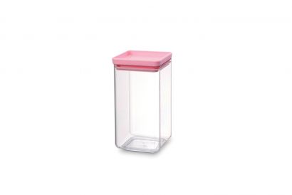 Банка для сыпучих продуктов Brabantia квадратная 2.5 л Розовая - Фото 2