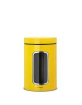 Контейнер для сыпучих продуктов Brabantia с окном 1.4 л Желтый Контейнер для сыпучих продуктов Brabantia с окном 1.4 л Желтый