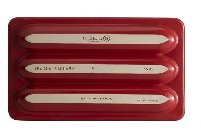 Форма для выпечки багета Emile Henry HR Oven Ceramic Specialized Cooking 39 x 24 см Красная - Фото 5