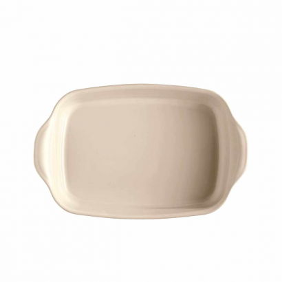 Форма для запекания Emile Henry HR Oven Ceramic Ovenware 36х23х7 см Бежевая - Фото 2