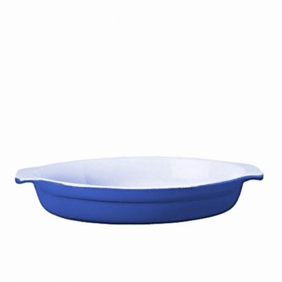 Форма Emile Henry HR Oven Ceramic Ovenware 33.5 x 23 x 5.5 см Сине-белая - Фото 1