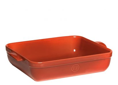 Форма Emile Henry HR Oven Ceramic Ovenware 35 x 25.5 x 7 см Оранжевая - Фото 1